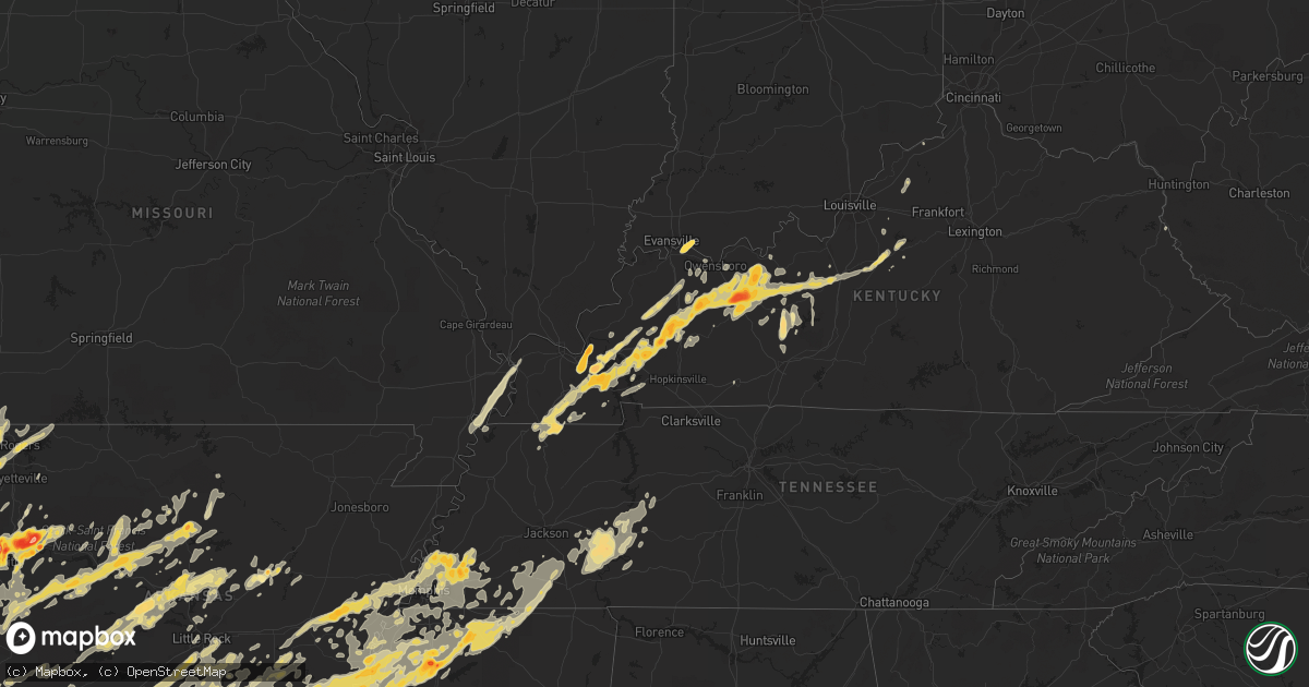 Hail map in Pennsylvania on April 26, 2011