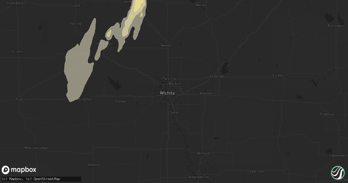 Hail map in Yukon, OK on April 26, 2014