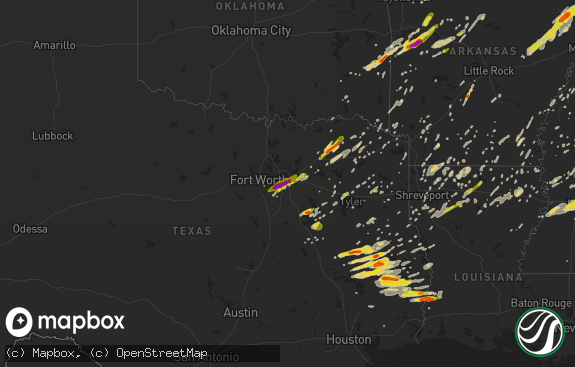 Hail map preview on 04-26-2017