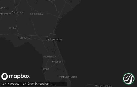 Hail map preview on 04-26-2018