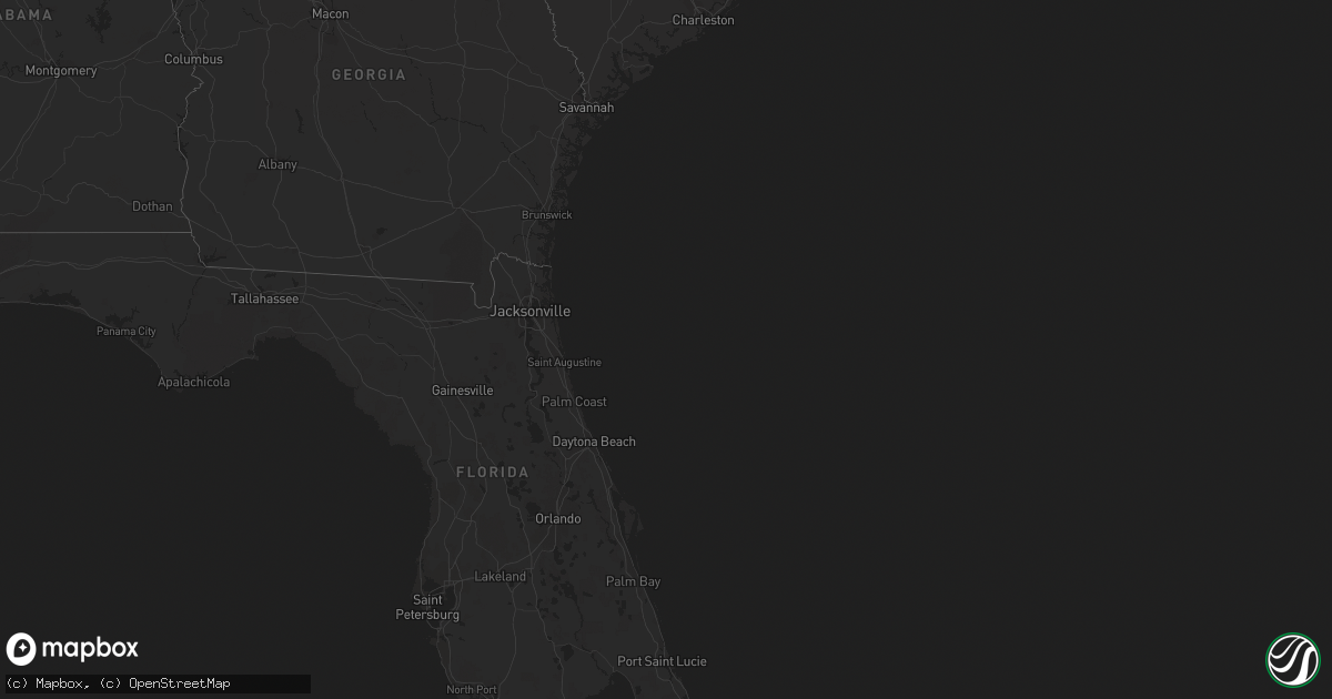 Hail map on April 26, 2018