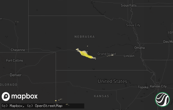 Hail map preview on 04-26-2019