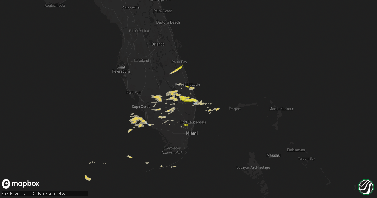 Hail map on April 26, 2020