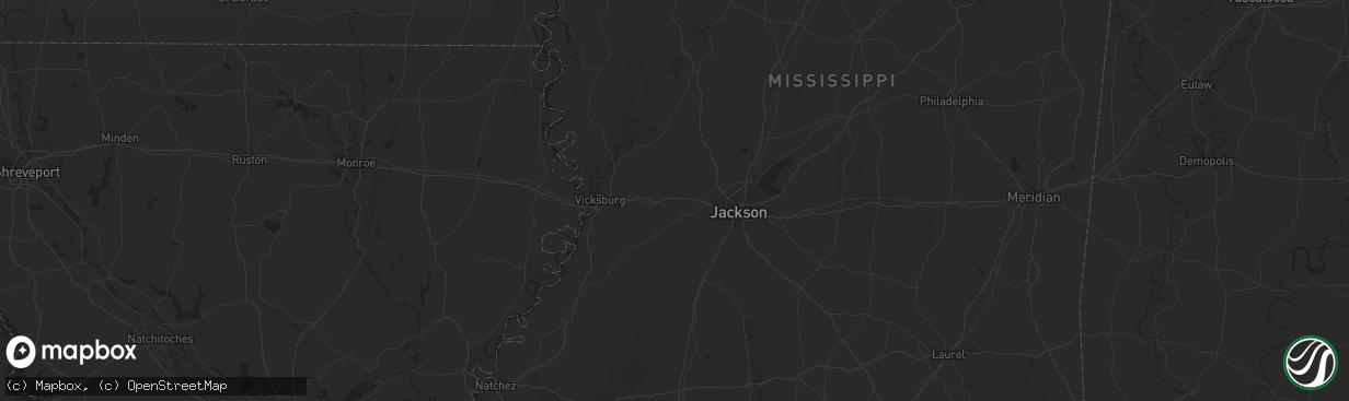 Hail map in Carbon, TX on April 26, 2023