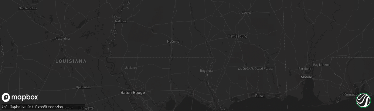 Hail map in Nocona, TX on April 26, 2023