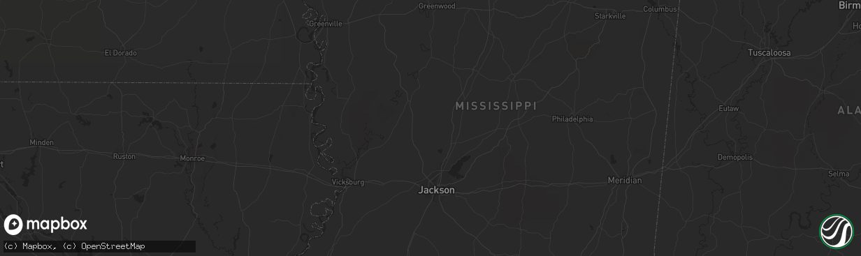 Hail map in Springfield, GA on April 26, 2023