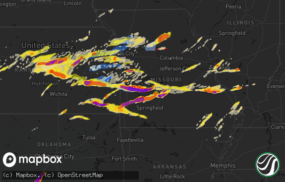 Hail map preview on 04-26-2026