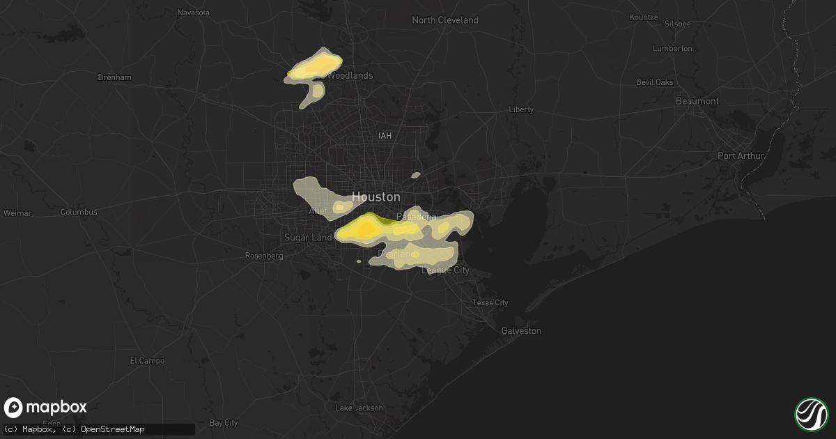 Hail map in Pasadena, TX on April 27, 2013