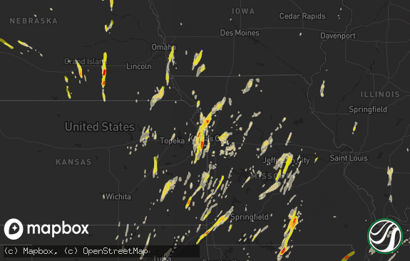 Hail map preview on 04-27-2014