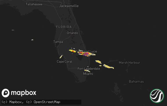 Hail map preview on 04-27-2015