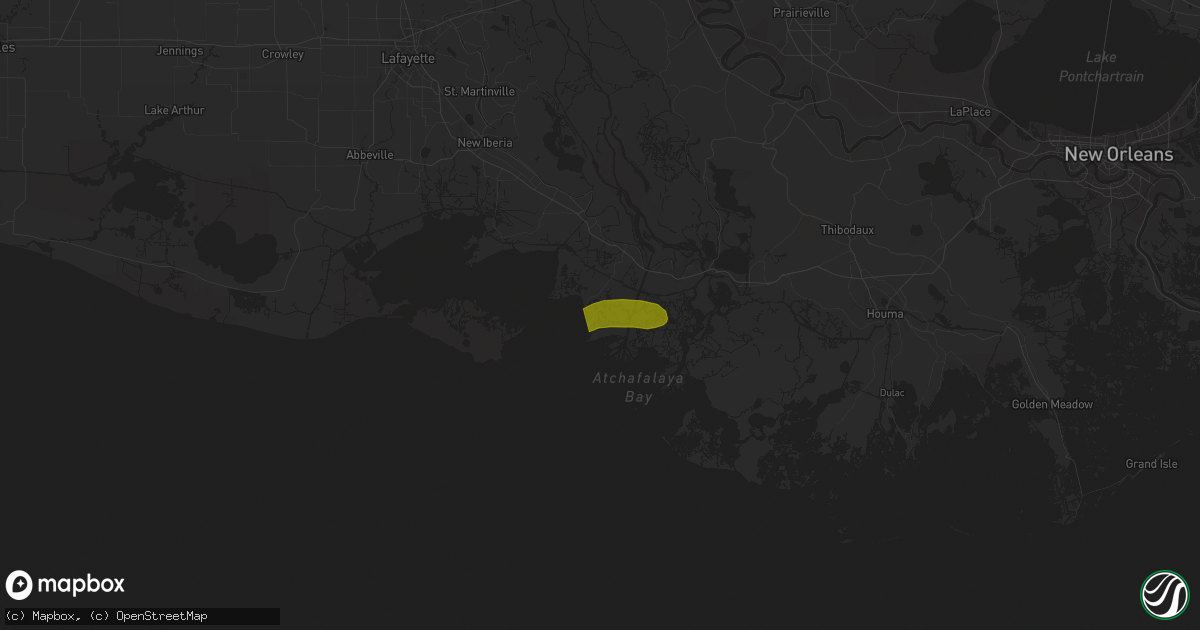 Hail map in Baker, FL on April 27, 2023