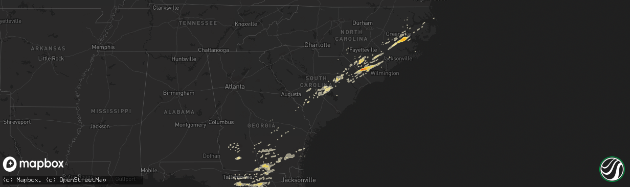 Hail map in Delaware on April 28, 2011