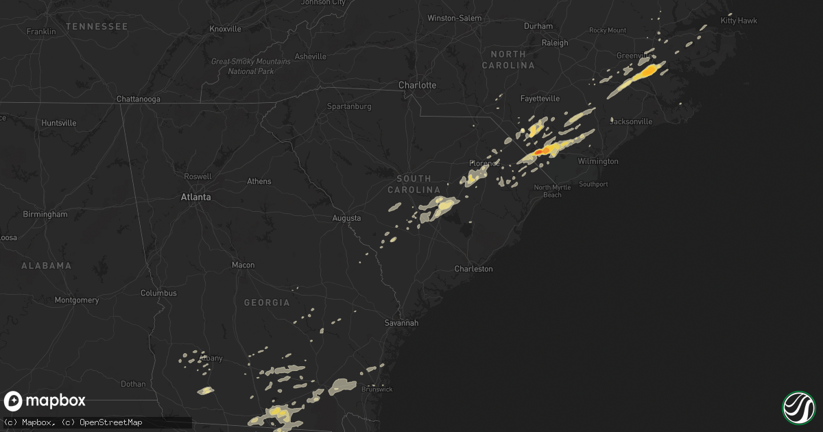 Hail map in Virginia on April 28, 2011