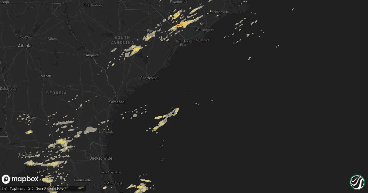 Hail map on April 28, 2011