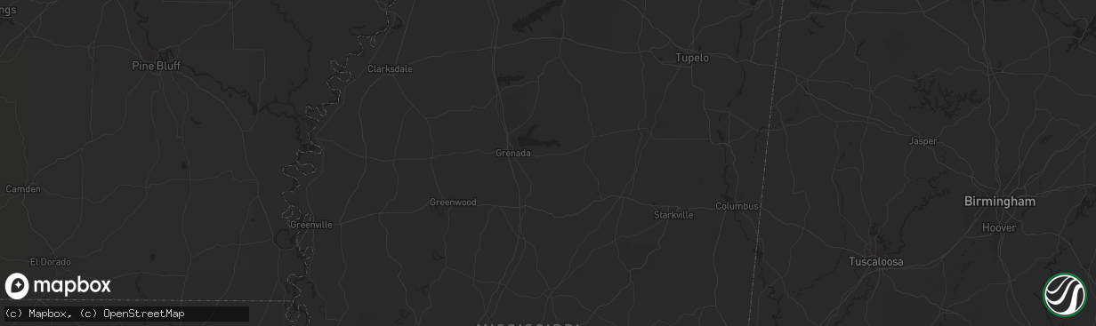 Hail map in Jonesboro, TX on April 28, 2023