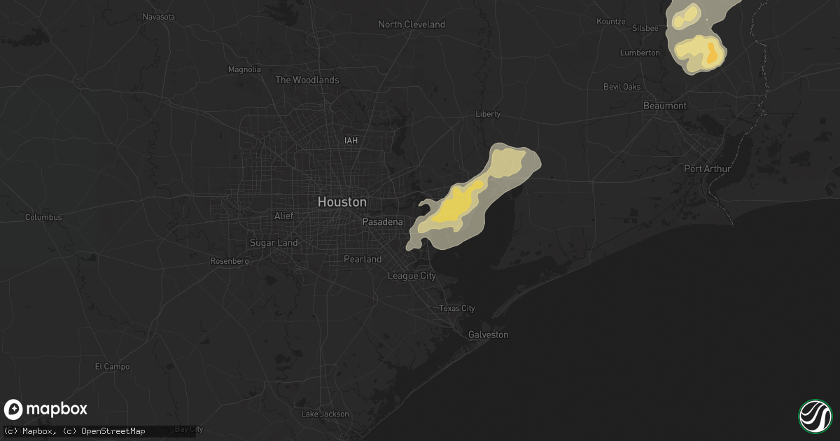 Hail map in La Porte, TX on April 28, 2024