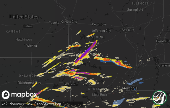 Hail map preview on 04-28-2026