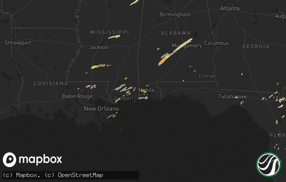 Hail map preview on 04-29-2014