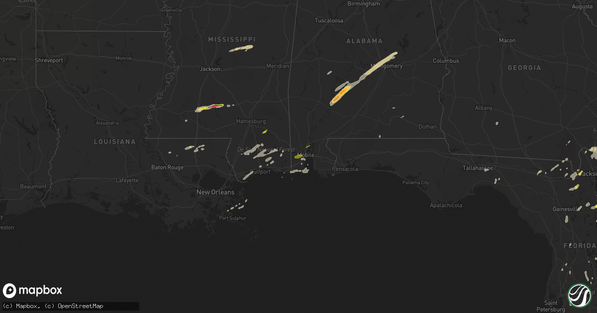 Hail map on April 29, 2014