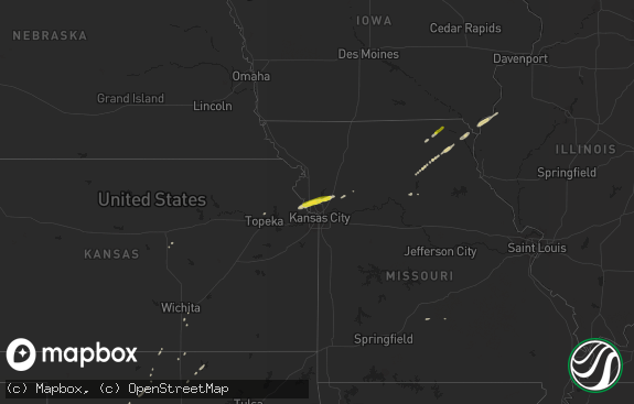 Hail map preview on 04-29-2019