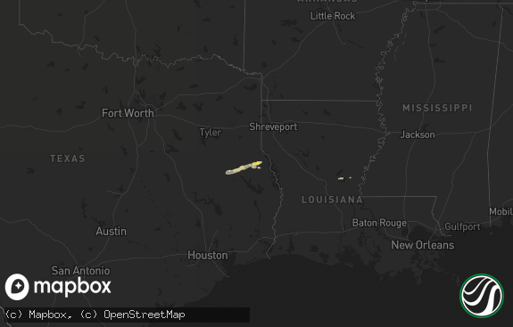 Hail map preview on 04-29-2021