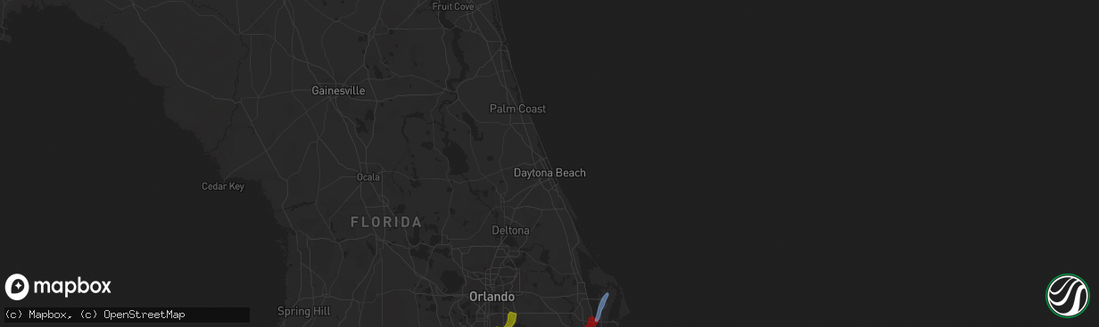 Hail map in North Palm Beach, FL on April 29, 2023