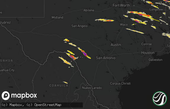 Hail map preview on 04-29-2026