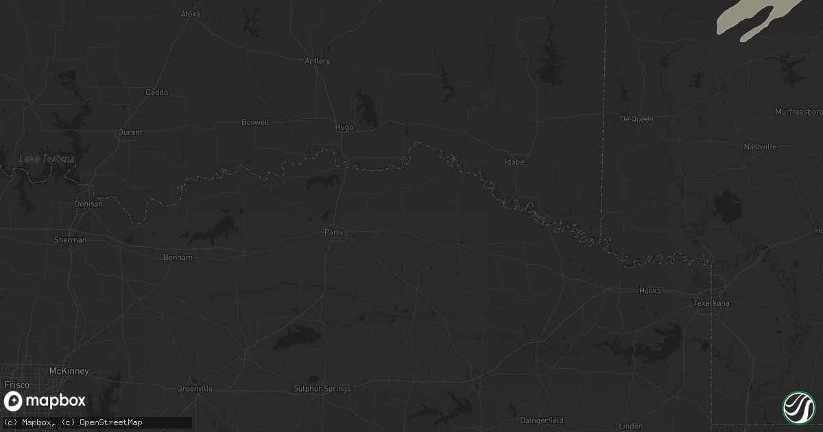 Hail map in Lancaster, TX on April 30, 2011