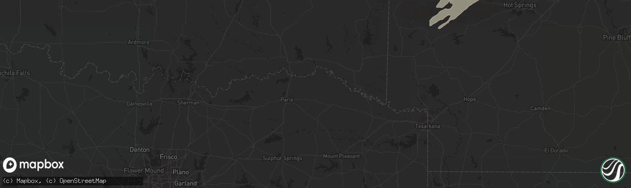 Hail map in Midlothian, TX on April 30, 2011
