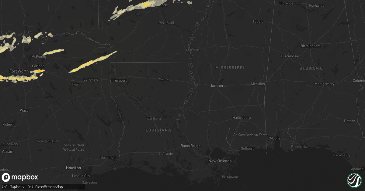 Hail map in Texas on April 30, 2011
