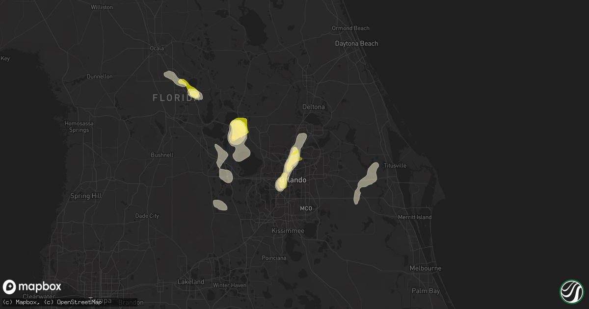 Hail map in Altamonte Springs, FL on April 30, 2013