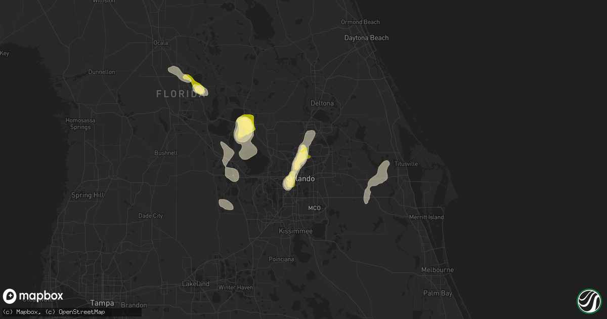 Hail map in Maitland, FL on April 30, 2013