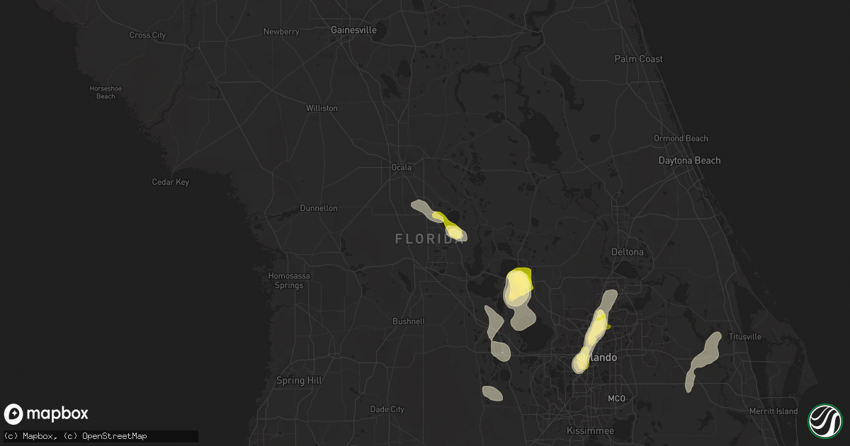 Hail map in Summerfield, FL on April 30, 2013