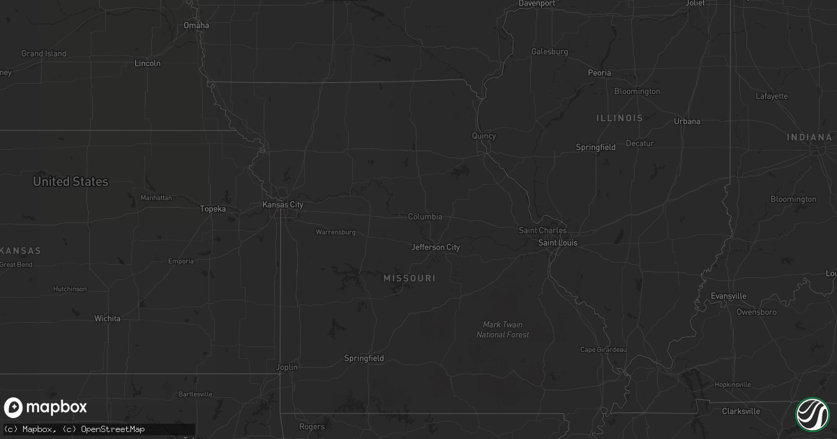 Hail map in Colorado on April 30, 2015