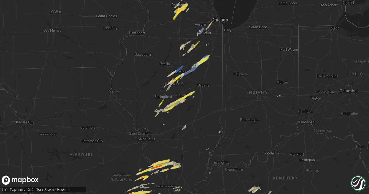 Hail map on April 30, 2022