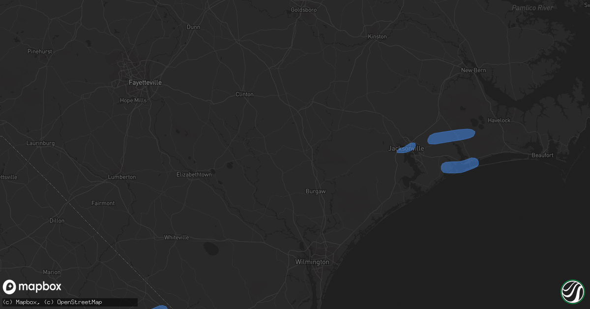 Hail map in Loris, SC on April 30, 2023
