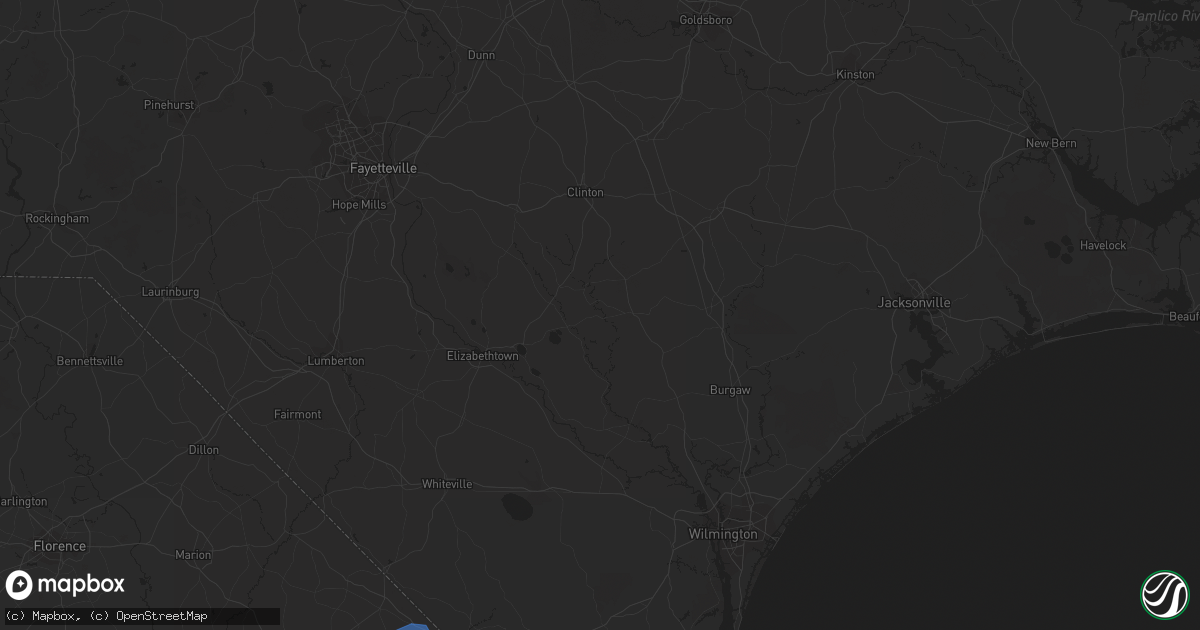 Hail map in Macclesfield, NC on April 30, 2023