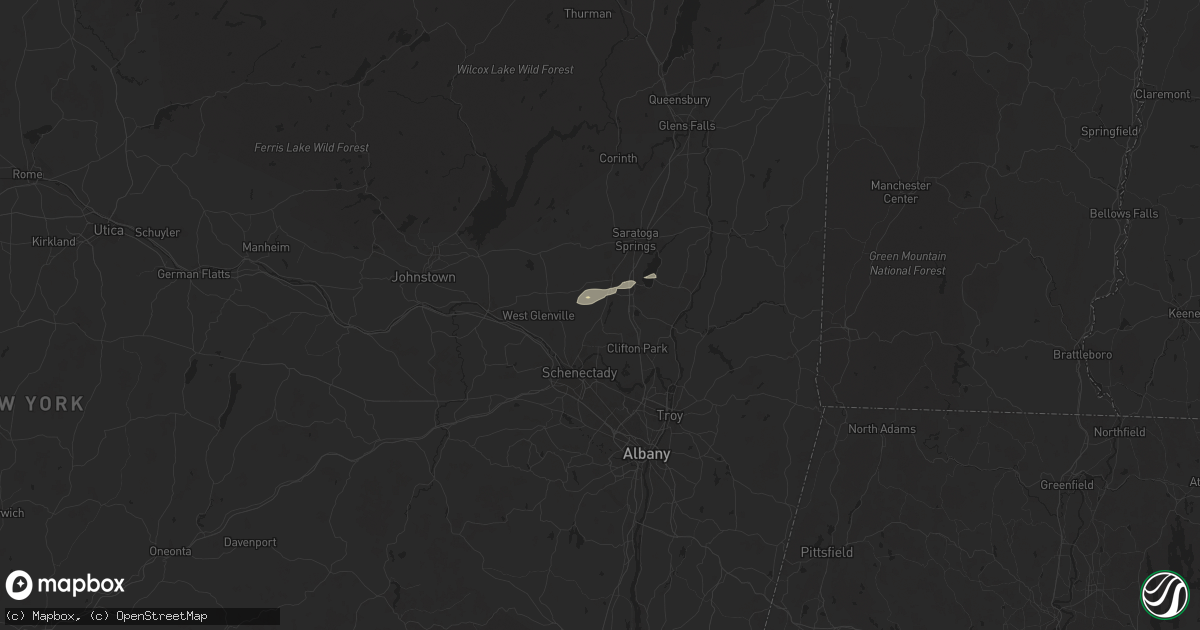 Hail map in Ballston Lake, NY on April 30, 2024