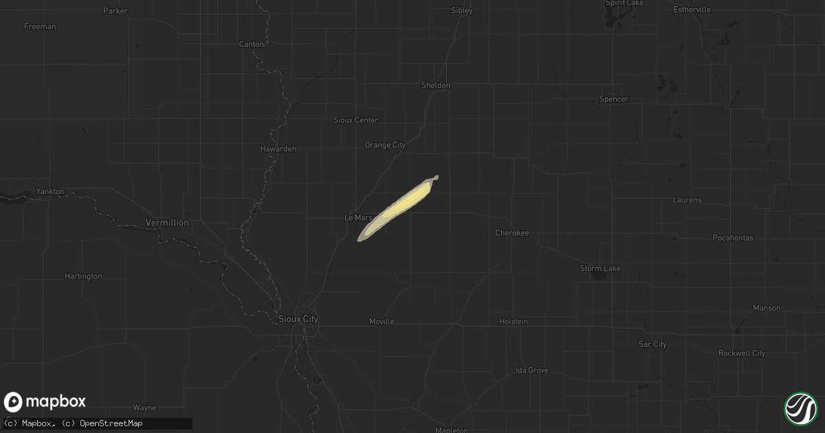 Hail map in Remsen, IA on April 30, 2024