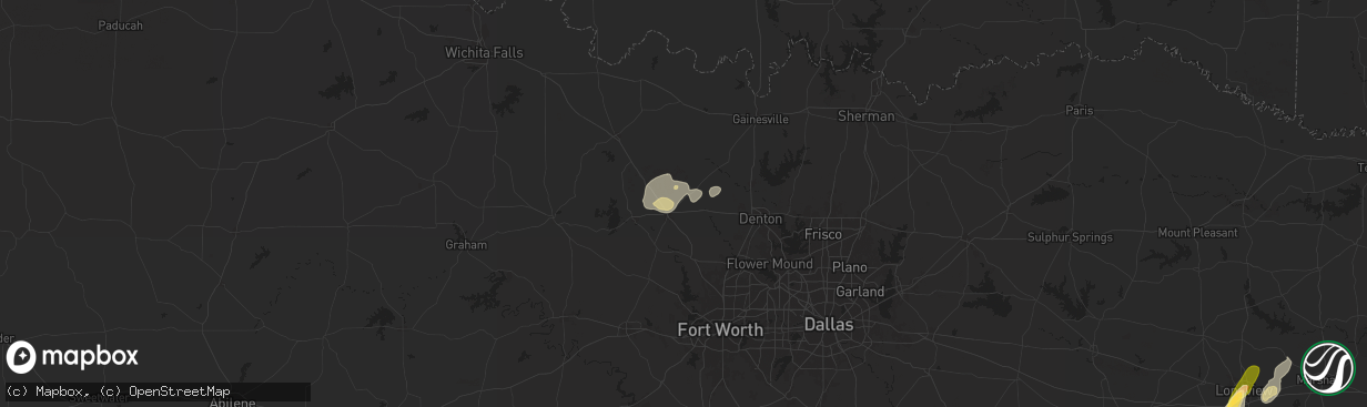Hail map in Decatur, TX on April 30, 2025