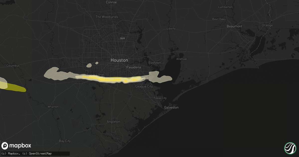 Hail map in Seabrook, TX on April 30, 2026