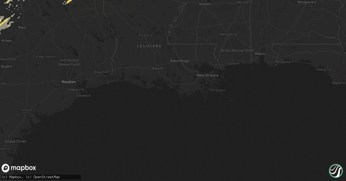 Hail map on May 1, 2011