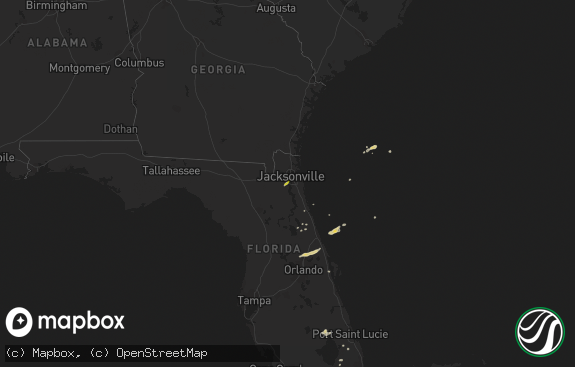 Hail map preview on 05-01-2014