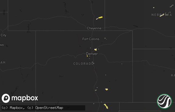 Hail map preview on 05-01-2015