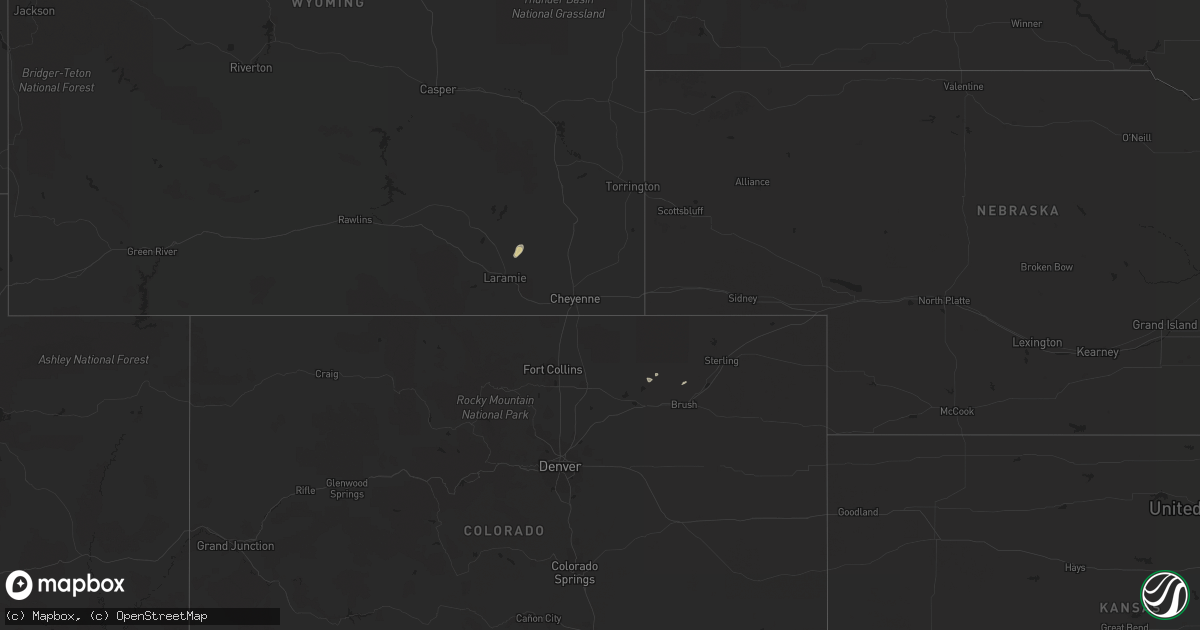 Hail map on May 1, 2020