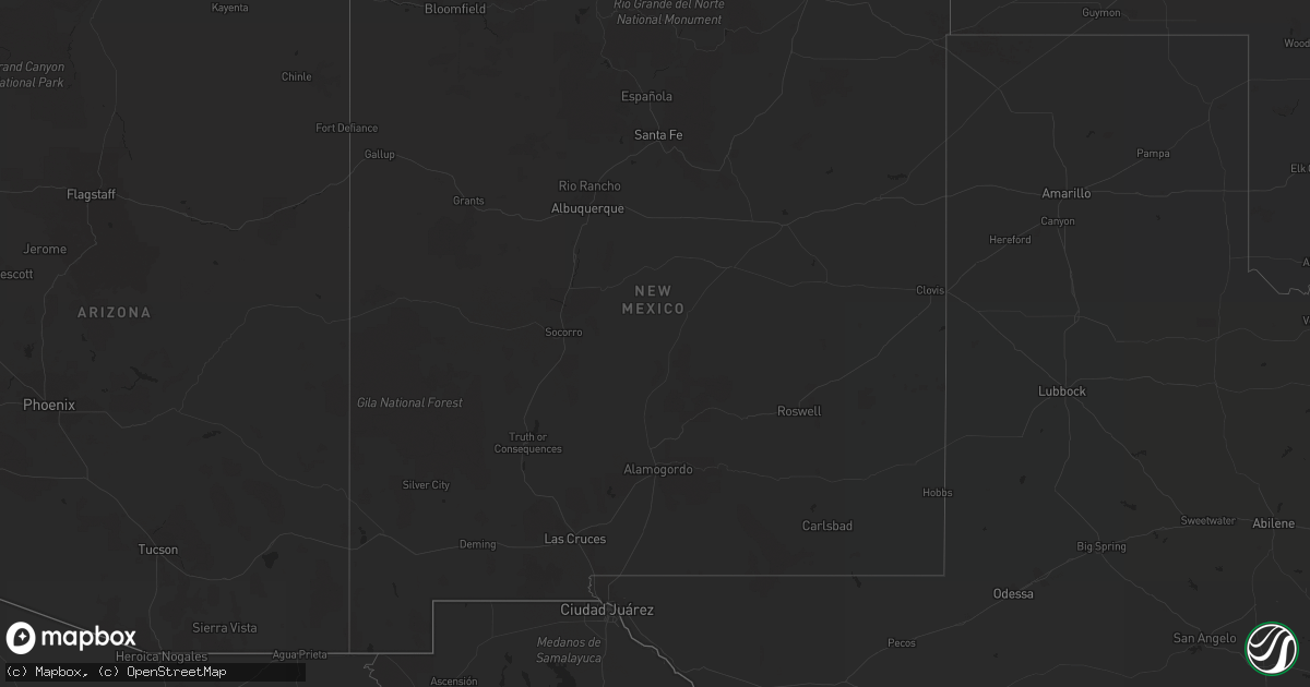 Hail map on May 1, 2021