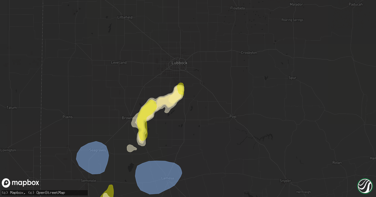 Hail map in Wilson, TX on May 1, 2024