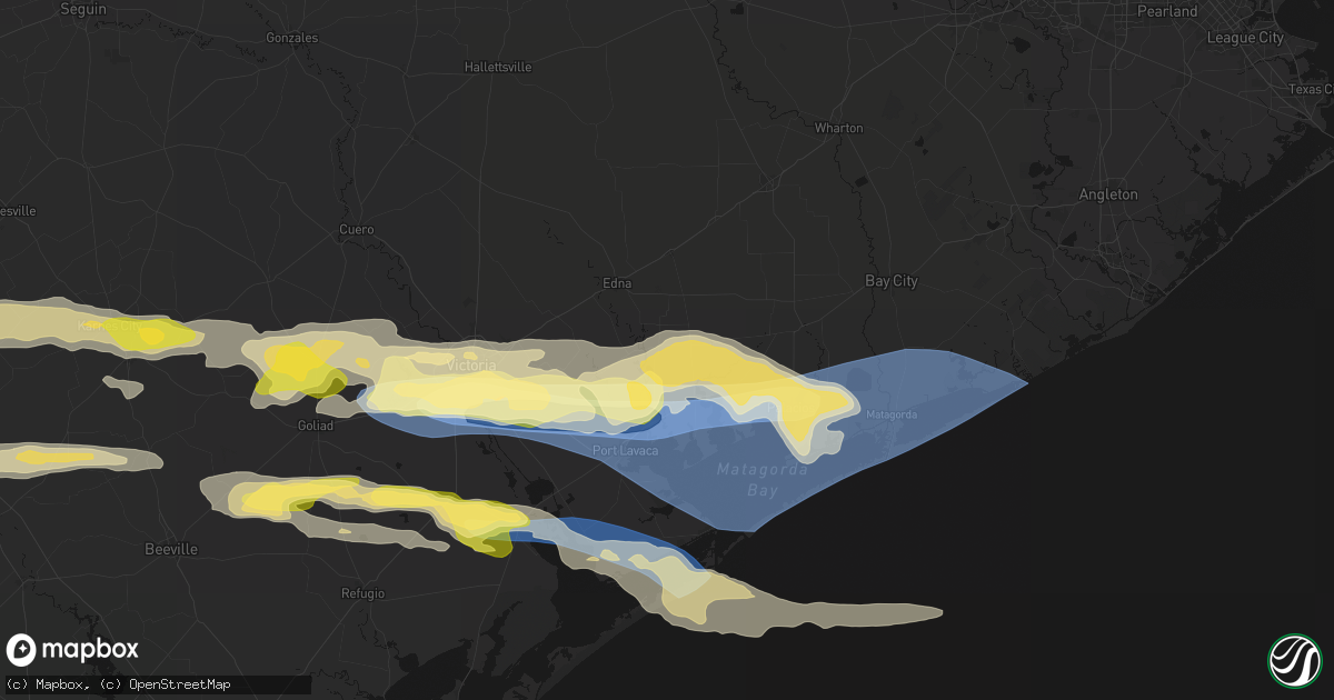 Hail map in Lolita, TX on May 1, 2026