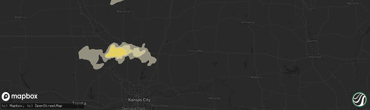 Hail map in Buffalo, MN on May 2, 2012