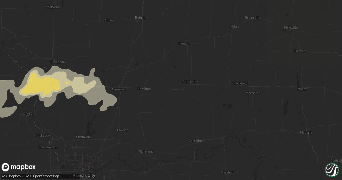 Hail map in Wabasha, MN on May 2, 2012